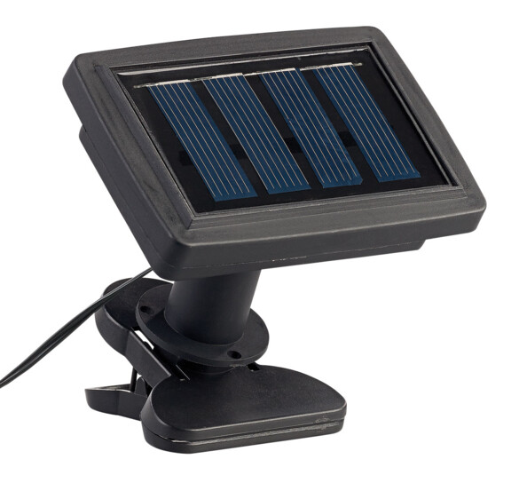 Guirlande solaire à LED pour parasol à 8 brins / 72 LED