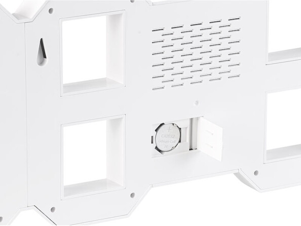 Horloge LED digitale radio-pilotée à luminosité variable avec fonction réveil