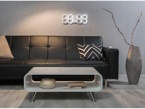 Horloge digitale murale / à poser avec grand chiffres, par Lunartec