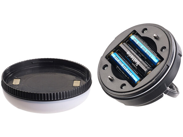 Lampe de camping à LED COB 110 lm / 3 W et fixation magnétique ou suspendue