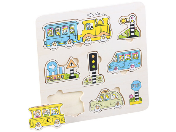 Lot de 3 puzzles en bois pour enfants