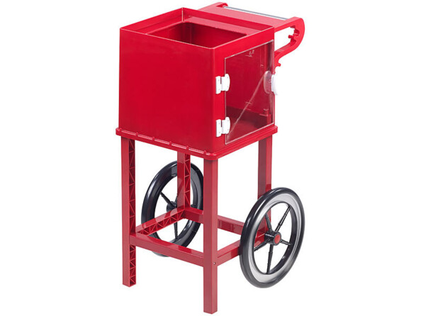 Chariot sur roulettes avec espace de rangement pour ingrédients