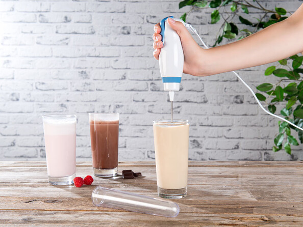 Mini batteur électrique à main pour émulsions et cocktails