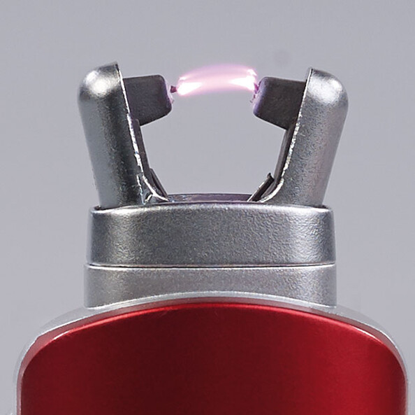Mini briquet tige USB à arc électrique - Rouge