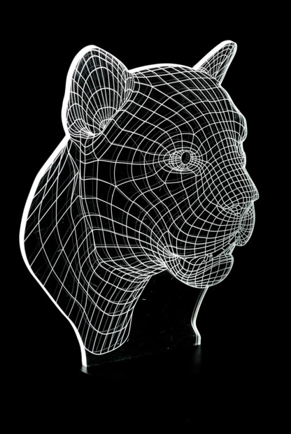 Motif 3D pour socle lumineux LS-7.3D - Panthère