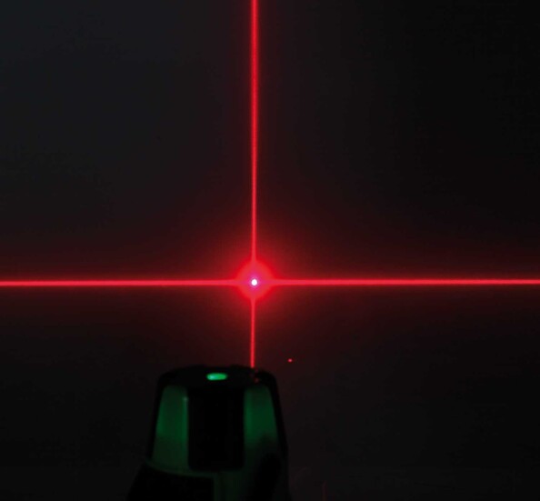 Niveau laser rotatif de chantier à mesure verticale/horizontale