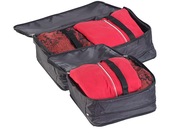 2 Organiseurs de valise & penderie - Pack XL + XXL