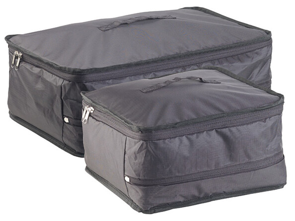2 Organiseurs de valise & penderie - Pack XL + XXL