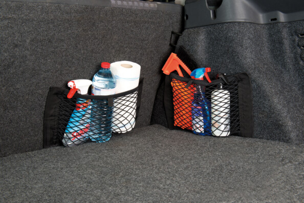 filets a bagage elastiques avec bandes scratch universel pour coffres de voiture