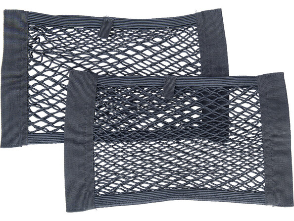 2 filets à bagages universels. S'accroche à tous les tapis de coffre