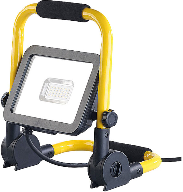projecteur led de chantier 20W pliable avec poignée de transport luminea