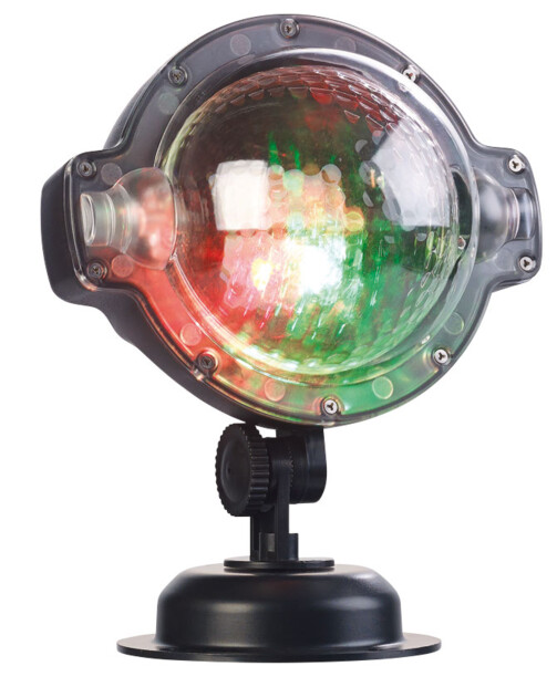 Projecteur effet chute de neige à LED blanches & multicolores