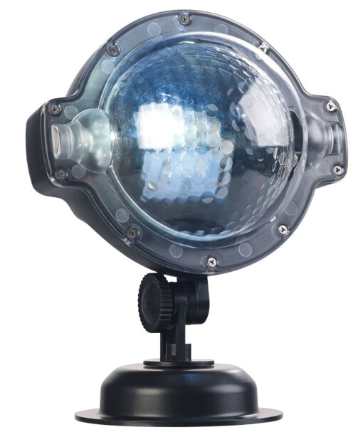 Projecteur effet chute de neige à LED blanches & multicolores