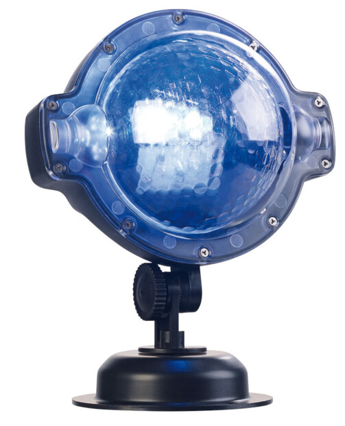 Projecteur effet chute de neige à LED blanches & multicolores