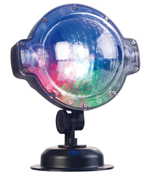 Projecteur effet chute de neige à LED blanches & multicolores