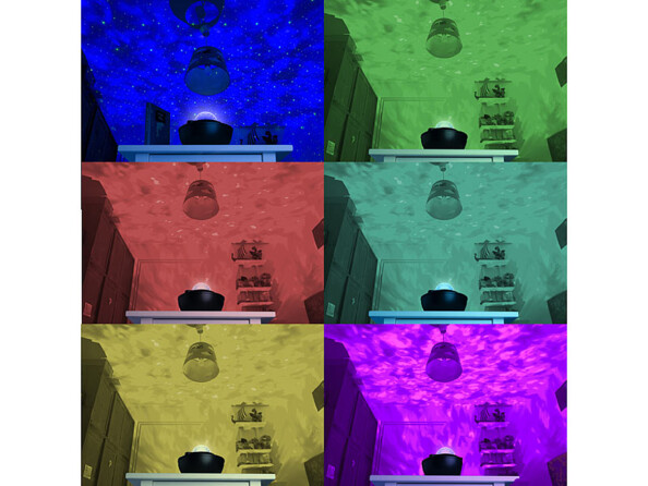 Projecteur laser "ciel étoilé" connecté avec haut-parleurs