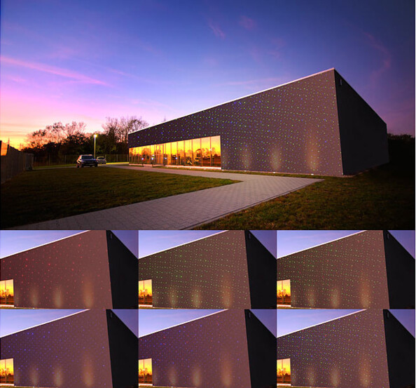 Projecteur laser RVB télécommandé avec effet ciel étoilé LP-350