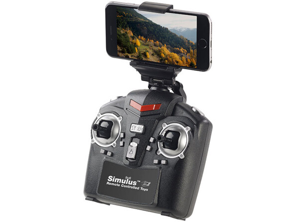 Quadricoptère pliable 2,4 GHz GH-4.cam avec caméra HD embarquée