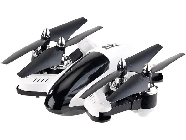 Quadricoptère pliable 2,4 GHz GH-4.cam avec caméra HD embarquée