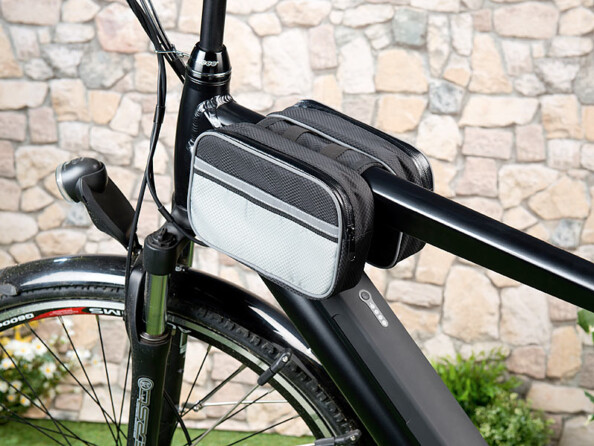 paire de sacoche de vélo a accrocher sur cadre pour petits objets