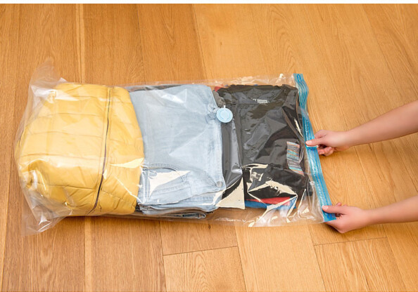 Sacs de rangement sous vide pour textiles (x3) - 50 x 80 cm