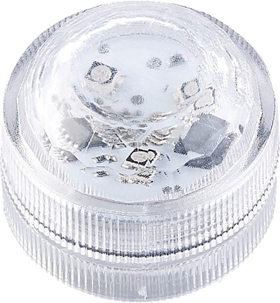 Set de 8 mini lampes immersibles à LED RVB avec télécommandes - 30 mm
