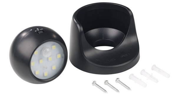 Créez ainsi un éclairage automatique pour les escaliers de la cave par exemple. L'installation ne nécessite aucun branchement électrique