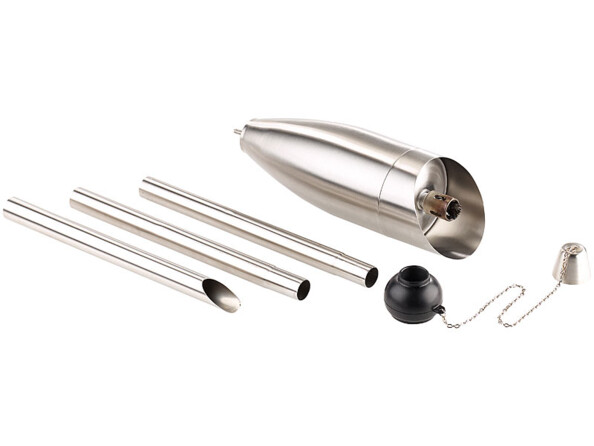 Pièces de la torche en inox 120 cm réservoir 650ml pour extérieur Royal Gardineer