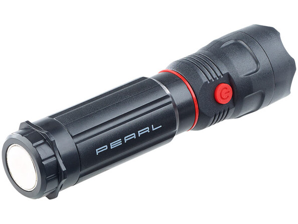 Lampe de poche 2 en 1 avec lampe de travail LED COB et aimant en néodyme