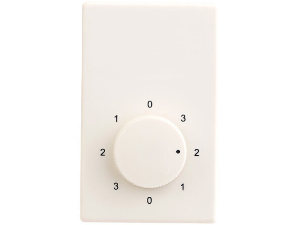 Ventilateur de plafond compact VT-220 à 3 vitesses - Ø 61 cm Sichler Haushaltsgeräte. Unité de commandes murale