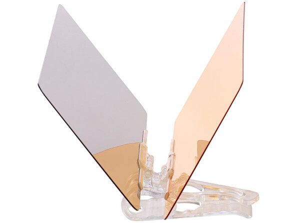 vières plexiglas universelles rabattables pour pare-soleil