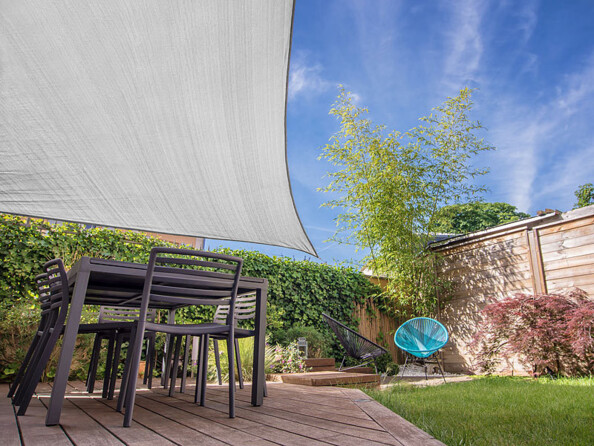 Voile d'ombrage rectangulaire - 3 x 4 m
