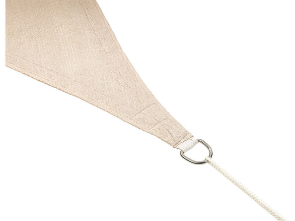 Voile d'ombrage rectangulaire - 3 x 4 m - Beige