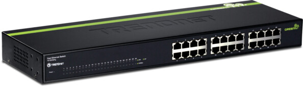 switch 24 ports ethernet rj45 full duplex 200 mbits trendnet Te100-S24G