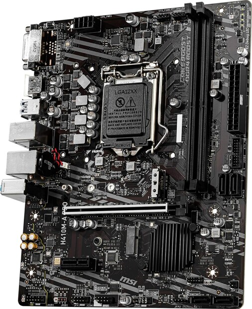 La CM modèle H410M-A Pro de MSI.