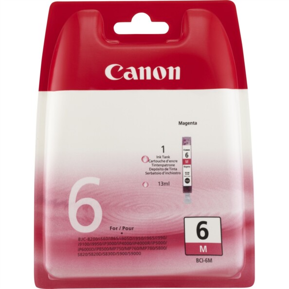 Cartouche originale Canon ''Bci6M'' - Magenta