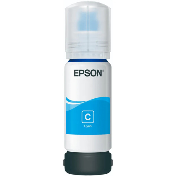 Bouteille d’encre pigmentée originale EcoTank 113 cyan 70 ml de la marque Epson