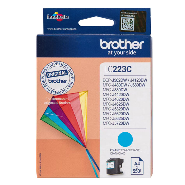 Cartouche originale Brother ''LC223C'' - Cyan