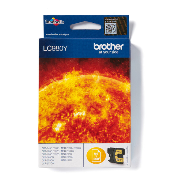 Cartouche originale Brother ''LC980Y''