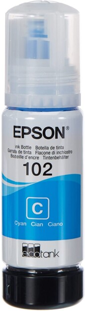 Encre d'origine Epson - Série 102 EcoTank de couleur cyan