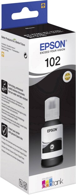 Epson Encre 102 EcoTank d'origine cartouche noir pour imprimante