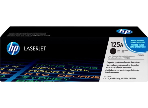 Toner original HP 125A ''CB540A'' couleur - Noir