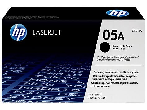 Toner original HP ''Ce505A'' N°05A noir