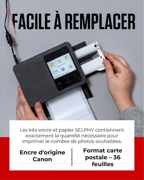 Kit papier photo et encre pour imprimante Canon SELPHY KP-36IP