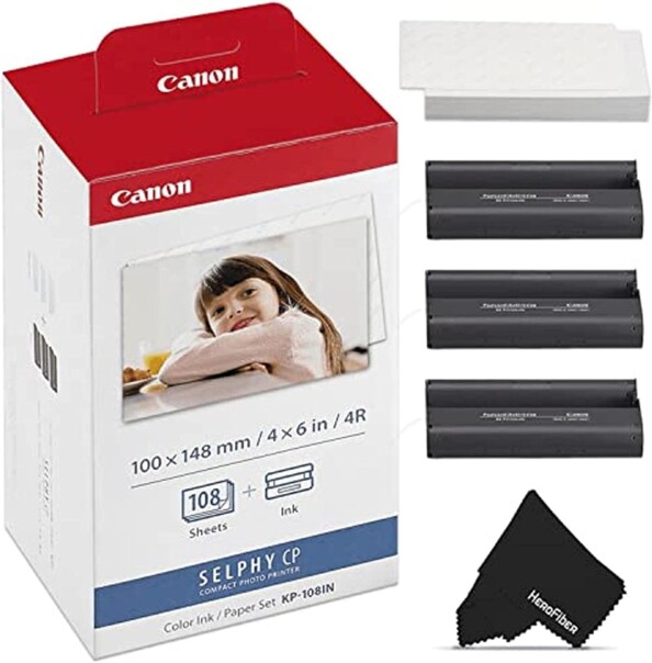 Kit papier + encre Canon pour imprimante thermique