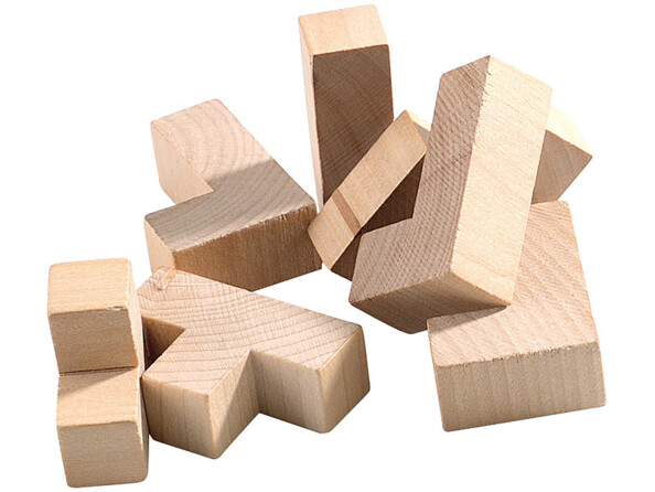 Casse-tête en bois véritable