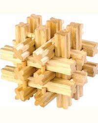 Lot de 5 Casse-têtes en bois