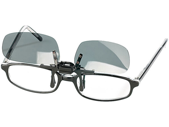 2 verres de lunettes amovibles polarisés ''Slim Line''