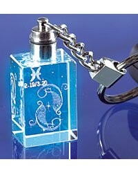 Porte Cles à Led Horoscope Poisson