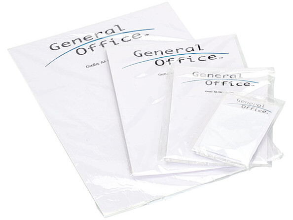 20 pochettes pour plastification à froid - Format A5 General Office